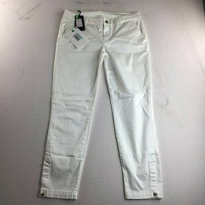 Liu Jo Jeans Womens Skinny White Coin Pocket Size 32
